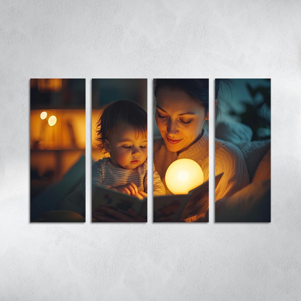 Moments Of Tenderness A Mothers Loving Touch Canvas Paintings Frame