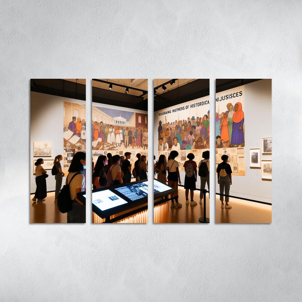 Shadows Of The Past Art On Historical Injustice Framed Paintings