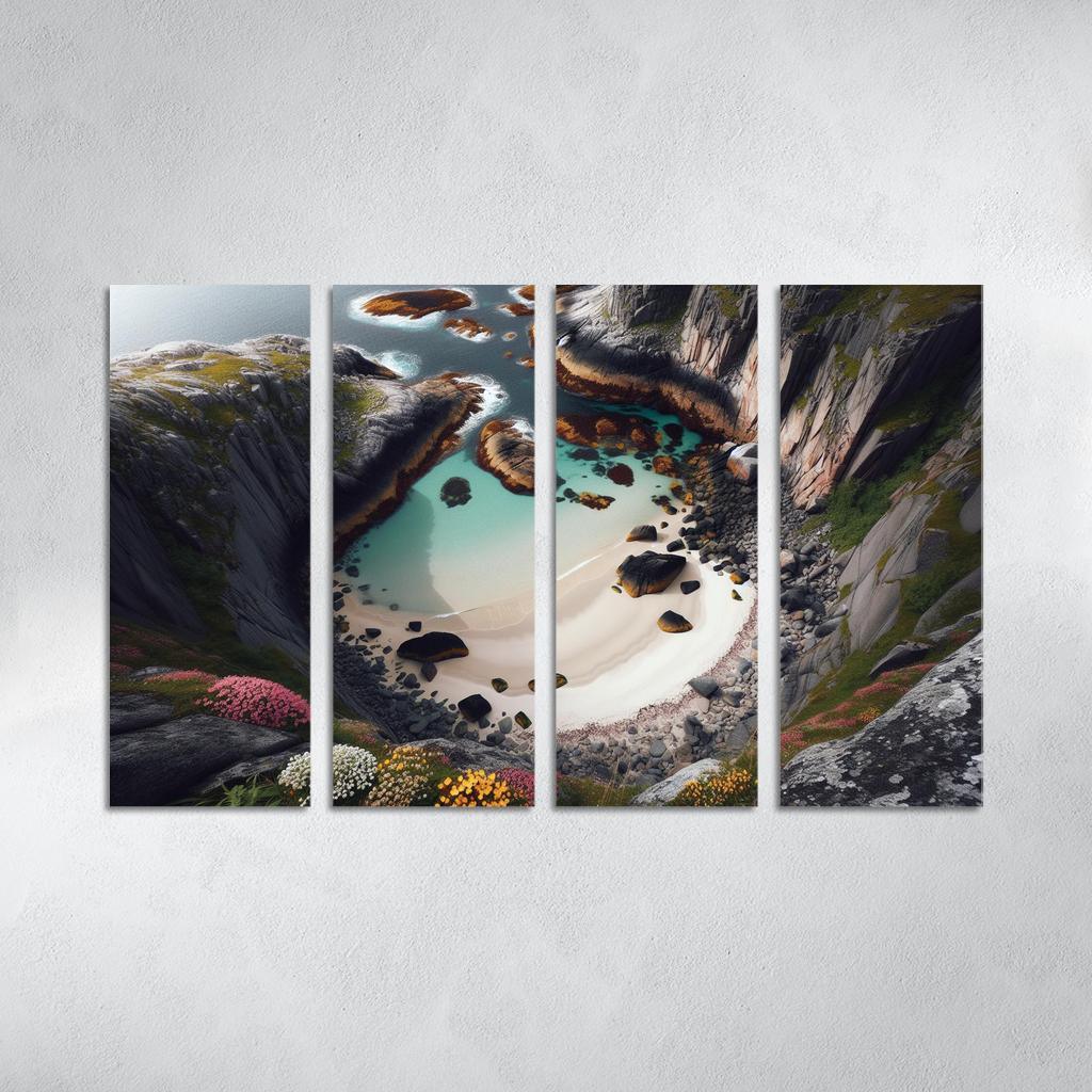 Hidden Gem Beach Premium Artwork Frames