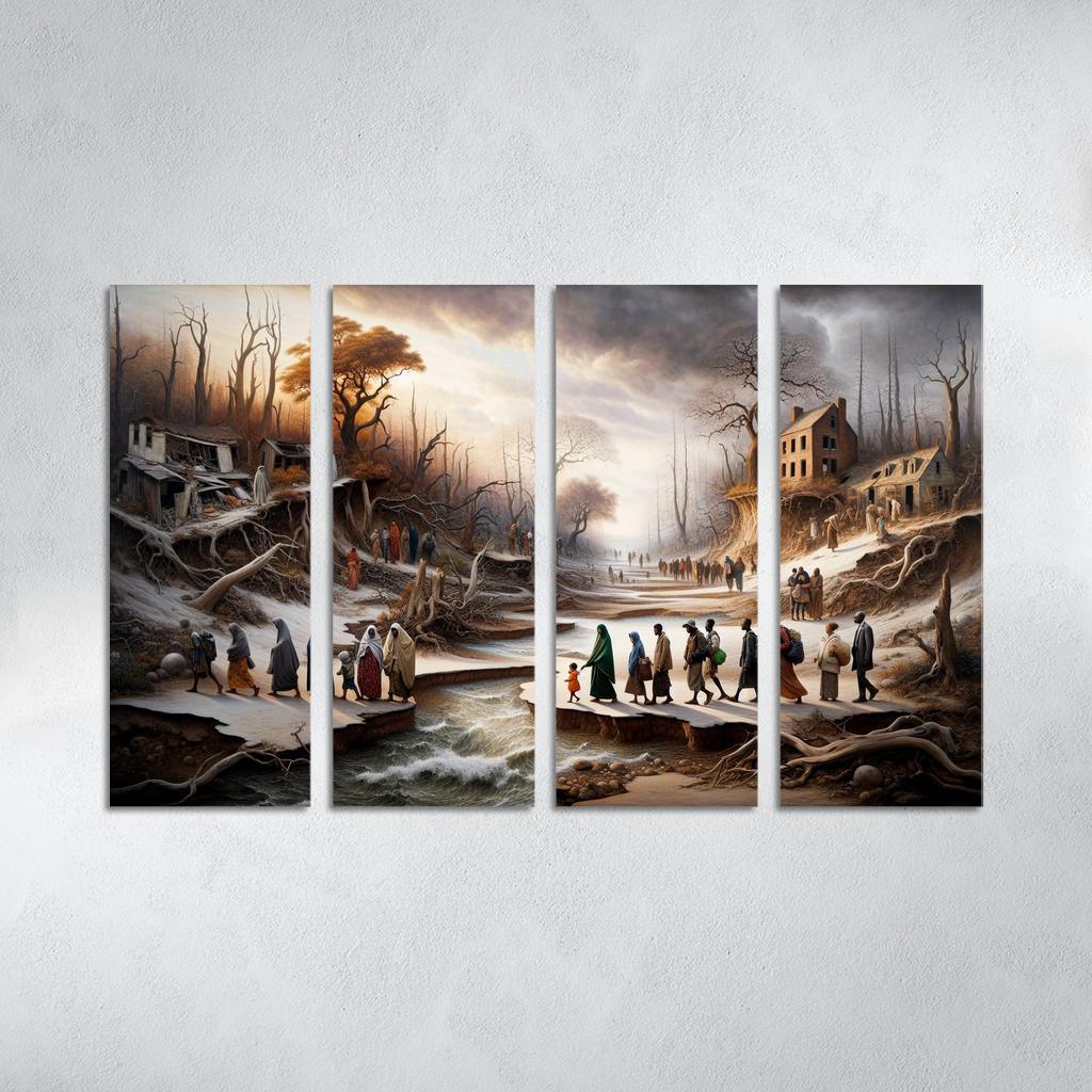 Climate Refugees The Human Face Of Environmental Displacement Art Trends