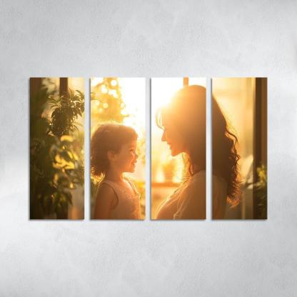 The Mirror Of Love Reflecting A Mothers Spirit One-piece Frames