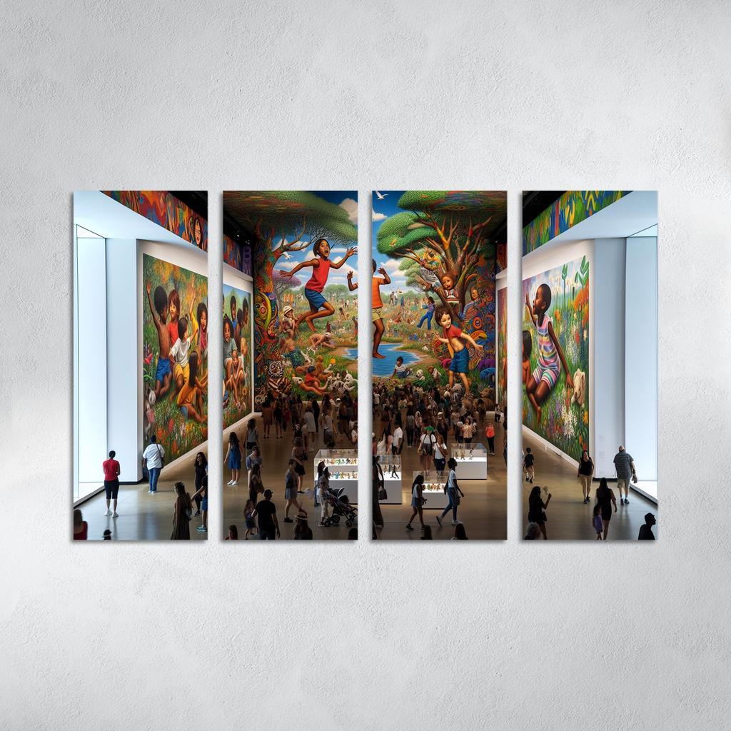 The Right To Play Advocating For Children's Freedom Framed Paintings