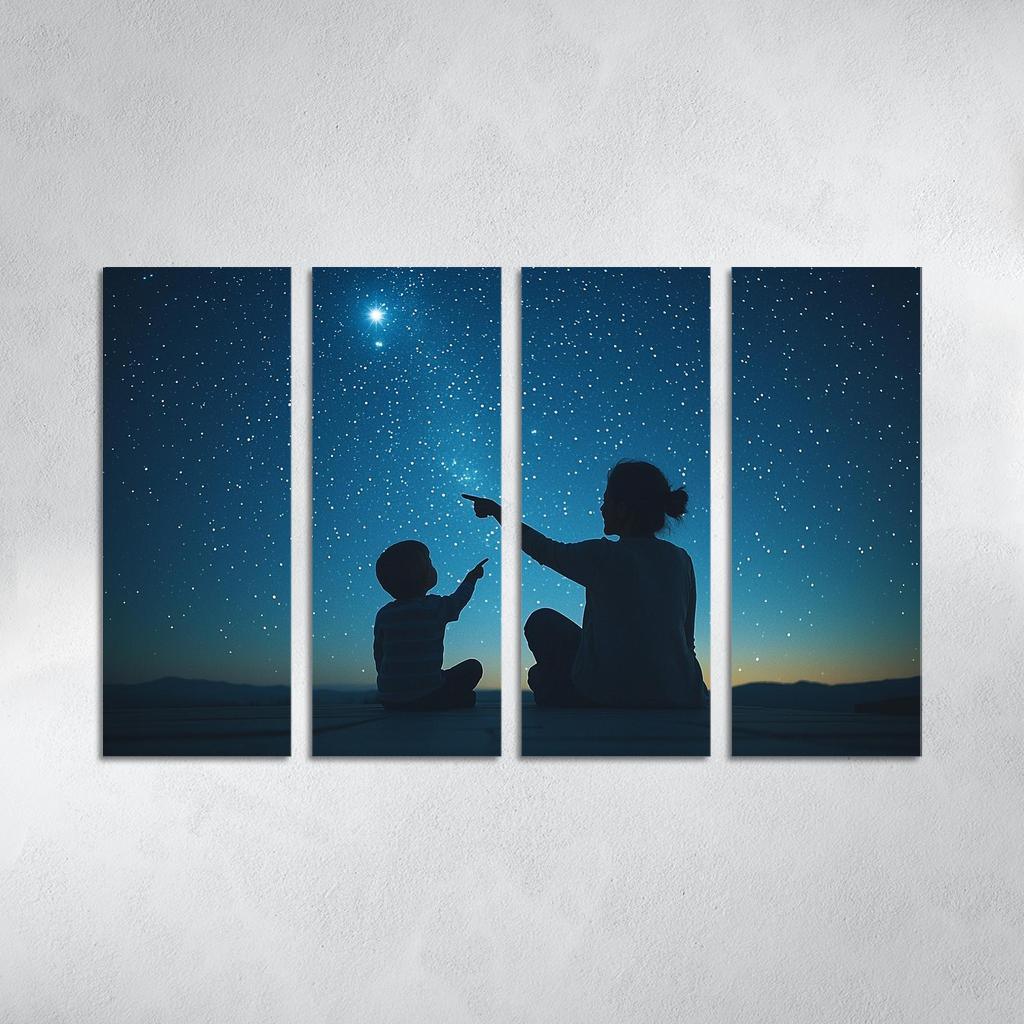 Guiding Stars Lessons In The Night Custom Paintings Frame