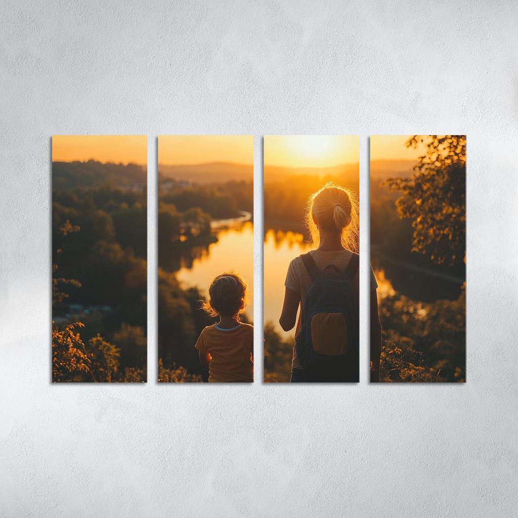 Her Unwavering Spirit A Mothers Strength Canvas Paintings Frame