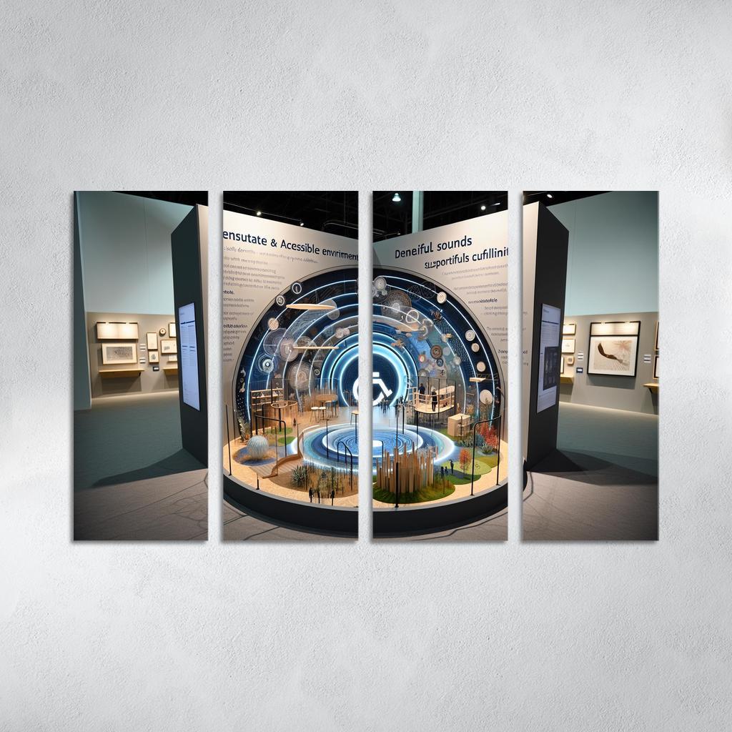 Breaking Barriers Advocacy For Accessibility And Inclusion Multi-panel Paintings