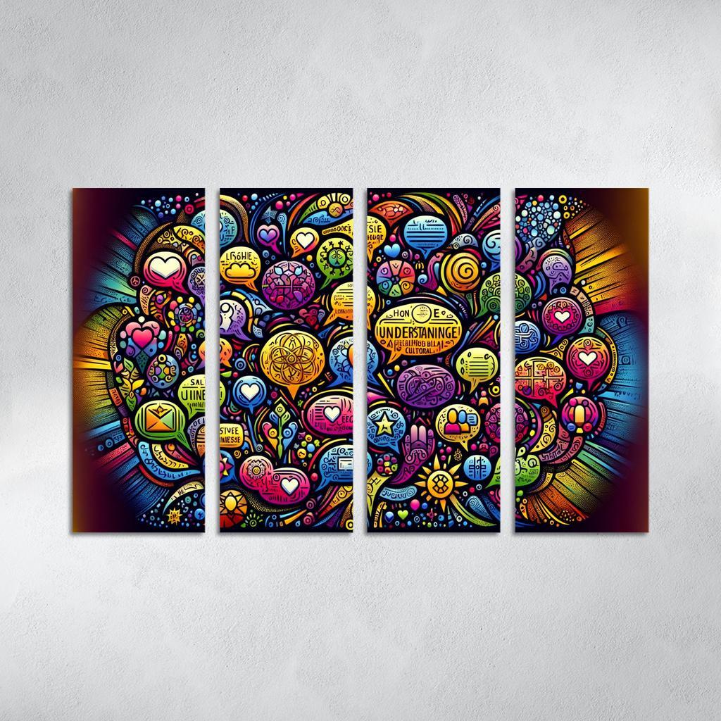 Bridges Of Connection The Power Of Dialogue Multi-panel Paintings