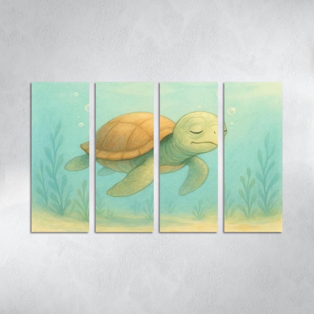Wise Turtle Journey Premium Artwork Frames