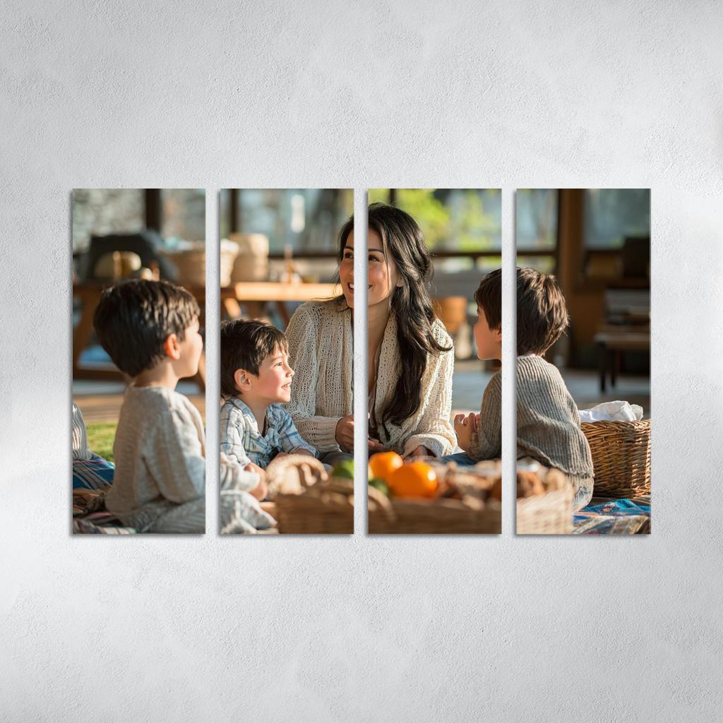 Lifelong Lessons A Mothers Wisdom Across Generations Canvas Paintings Frame