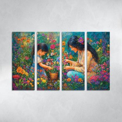 The Garden Of Gratitude A Mothers Nurturing Hands One-piece Frames
