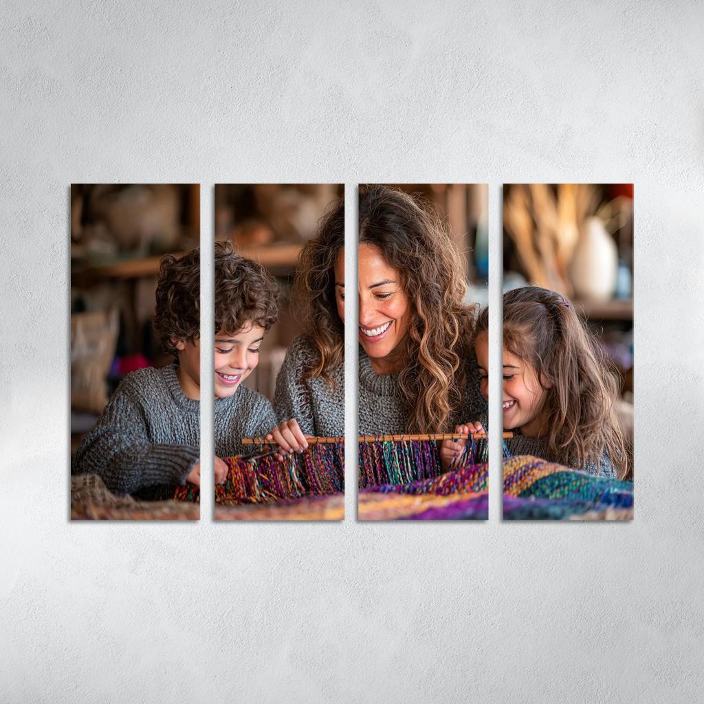 Woven With Love A Mothers Heartfelt Story Canvas Paintings Frame