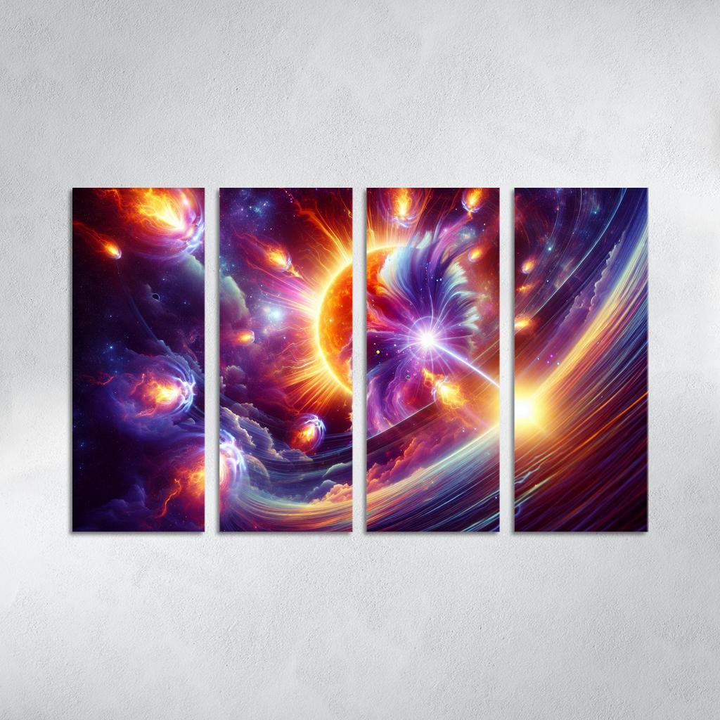 The Allure Of Space Weather Abstract Paintings Frame