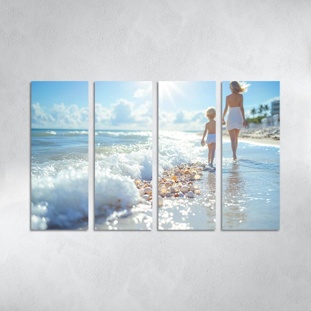 Waves Of Love The Ocean Of Motherhood Custom Paintings Frame