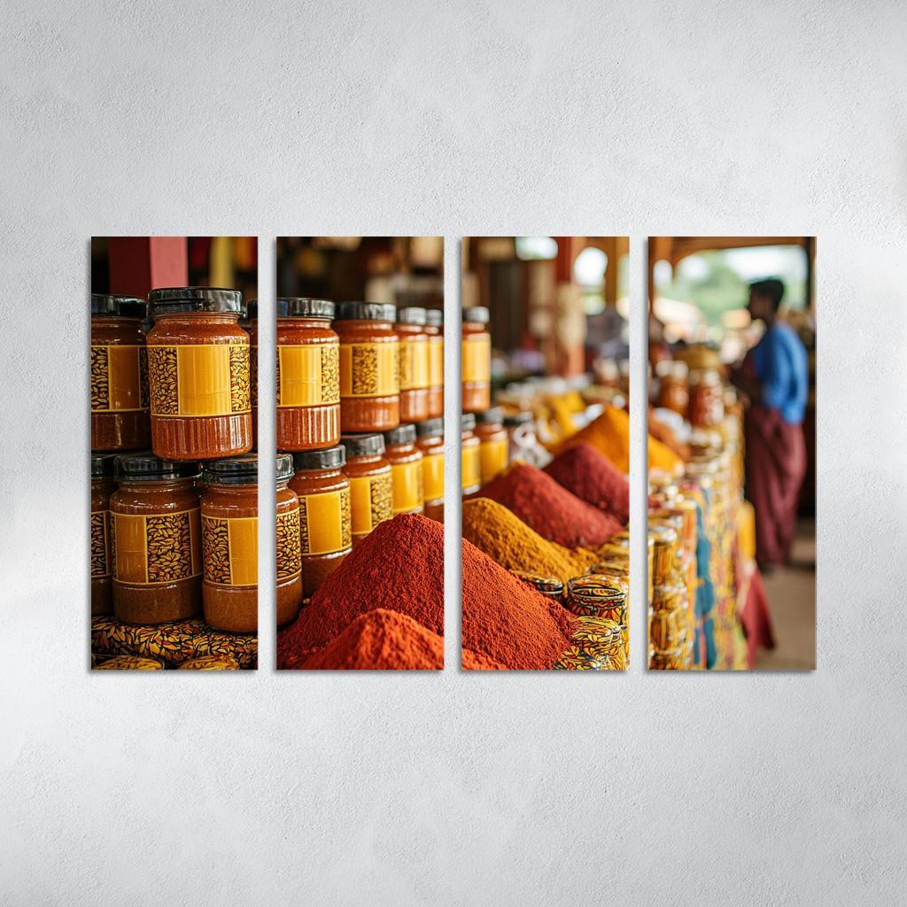The Spice Market Abstract Paintings Frame