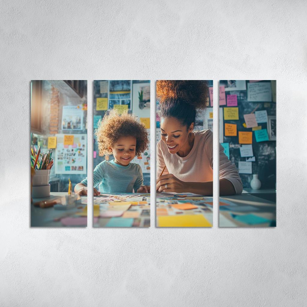 Wings Of Encouragement A Mothers Support Custom Paintings Frame