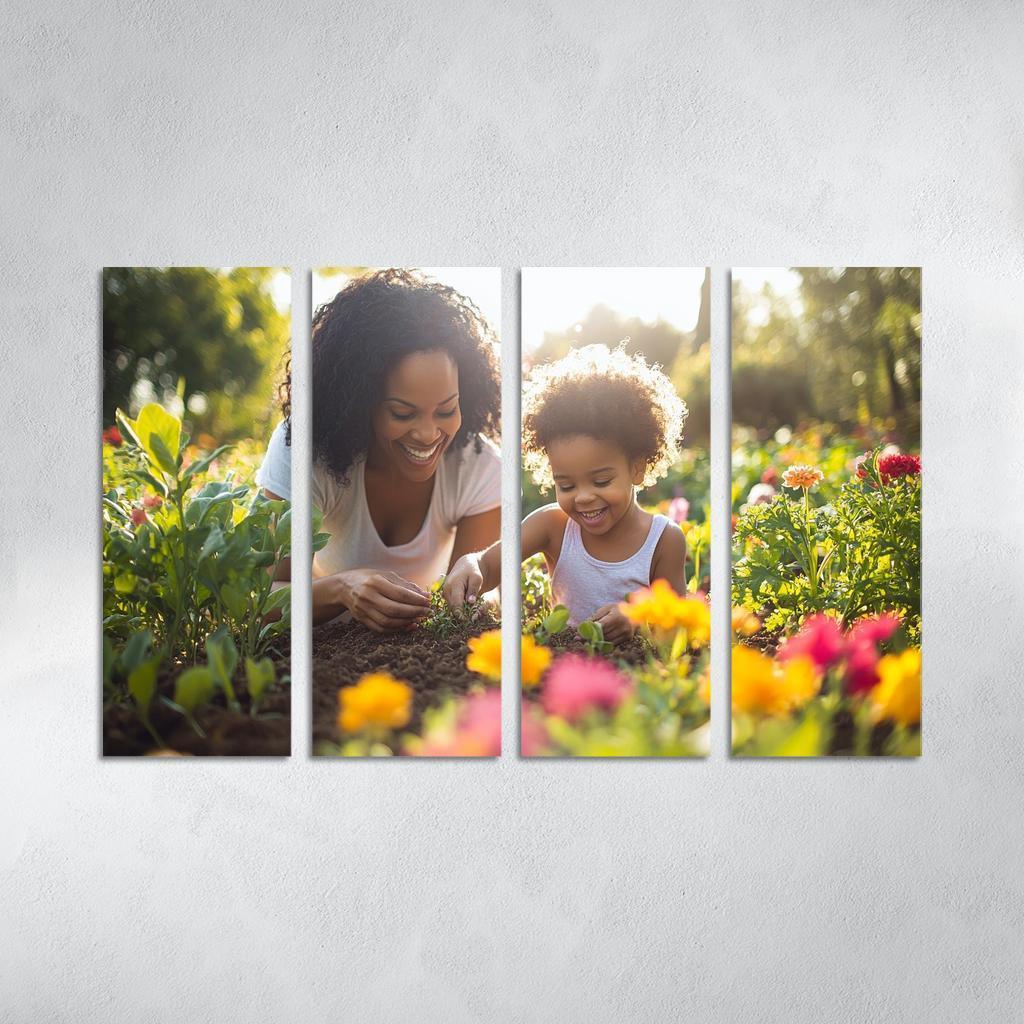 Seeds Of Tomorrow A Mothers Vision Canvas Paintings Frame