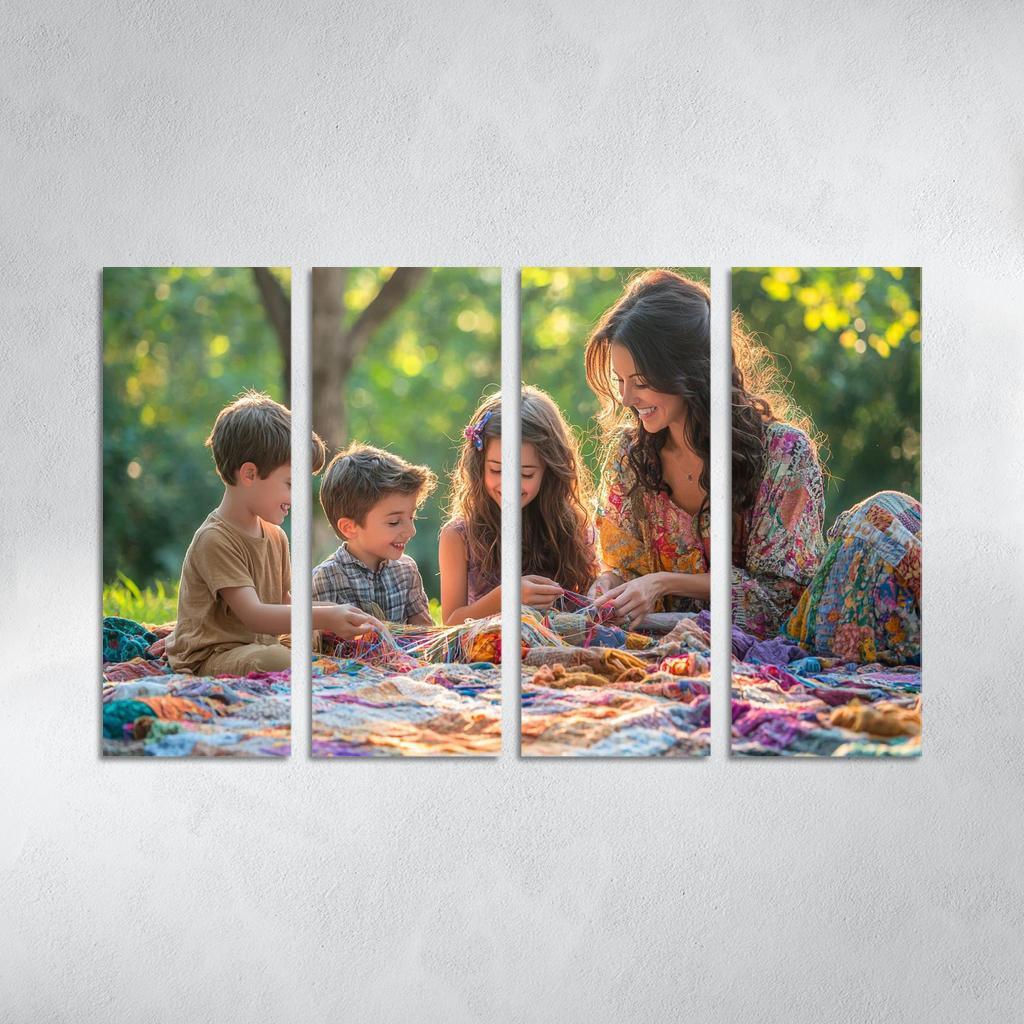 A Tapestry Of Love Threads Of Family Memories Custom Paintings Frame