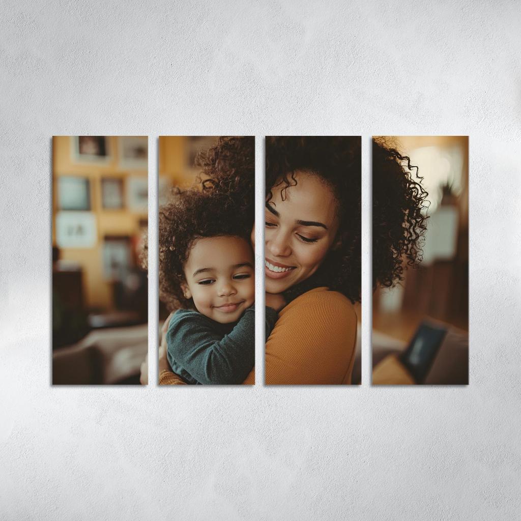 A Mother's Embrace The Heart Of Family Canvas Paintings Frame