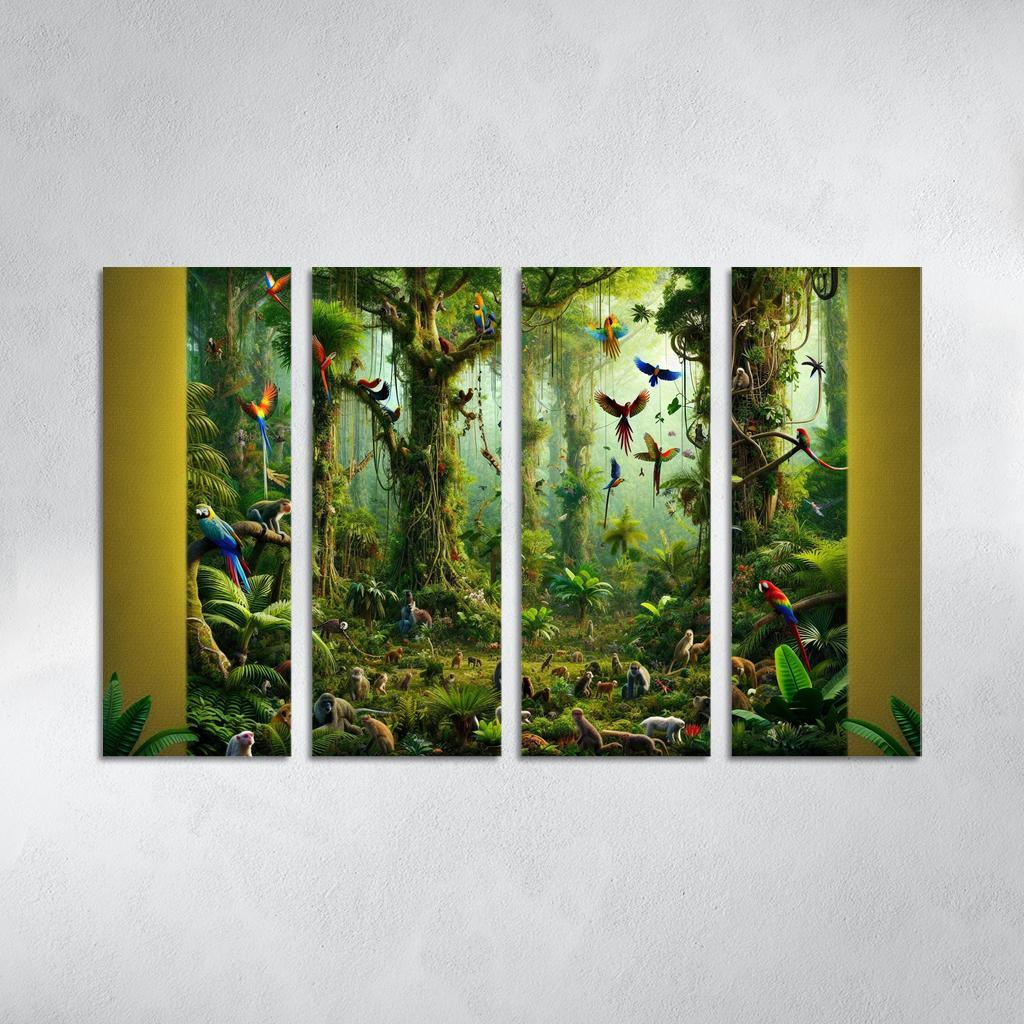 Nature's Voices Advocating For Biodiversity Custom Paintings Frame
