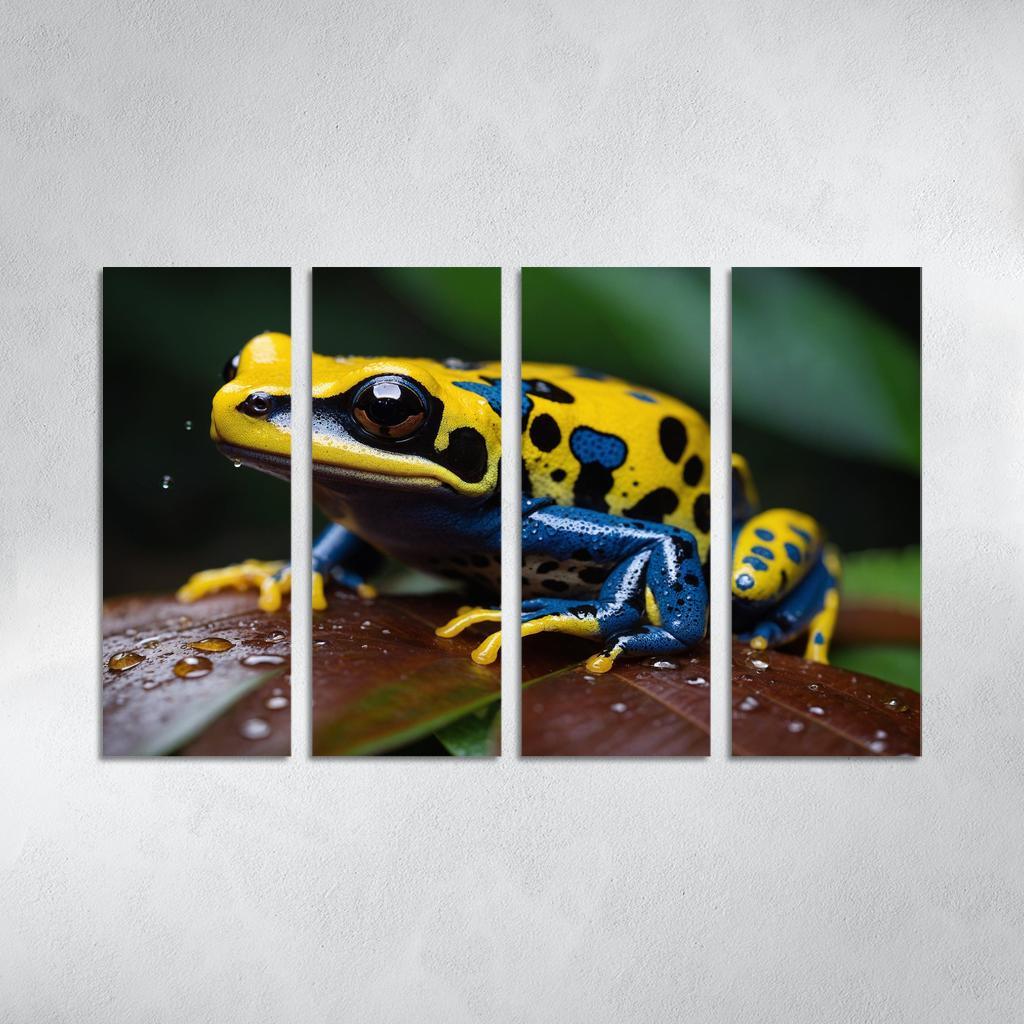 The Colorful Poison Dart Frog Jewel Of The Tropics Modern Paintings Frame