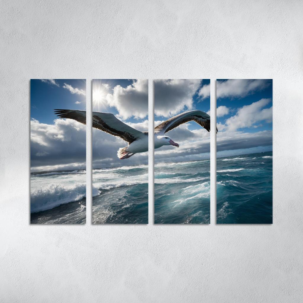 The Majestic Albatross Master Of The Winds Modern Paintings Frame