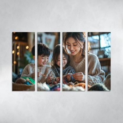 The Threads Of Life A Mothers Unbreakable Bond Canvas Paintings Frame