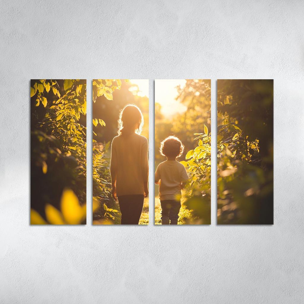 Journey Of Hearts A Mothers Guiding Love Custom Paintings Frame
