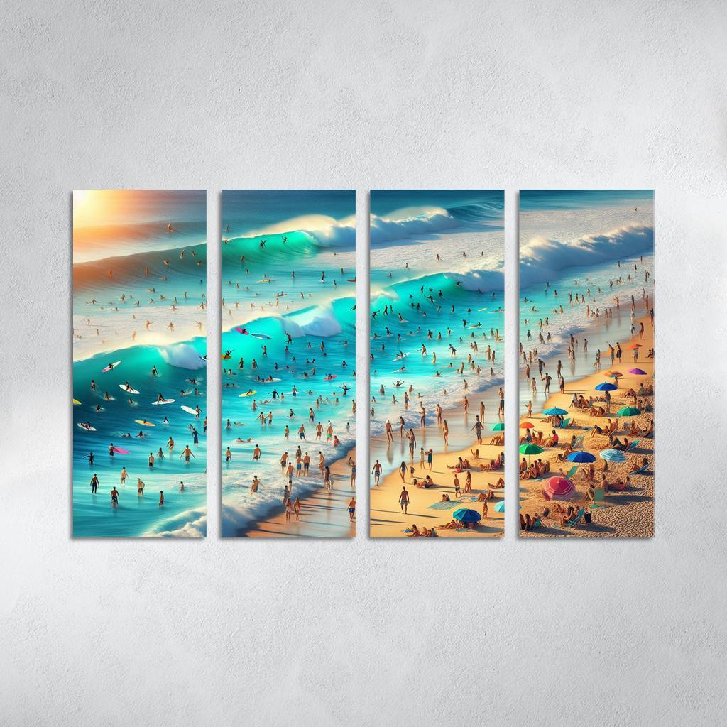 Blue Wave Oasis Adventure Awaits Art Trends