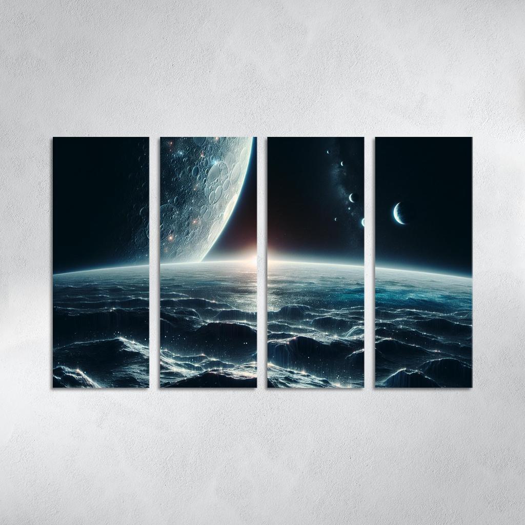 The Chilling Reality Of Ice Worlds Abstract Paintings Frame