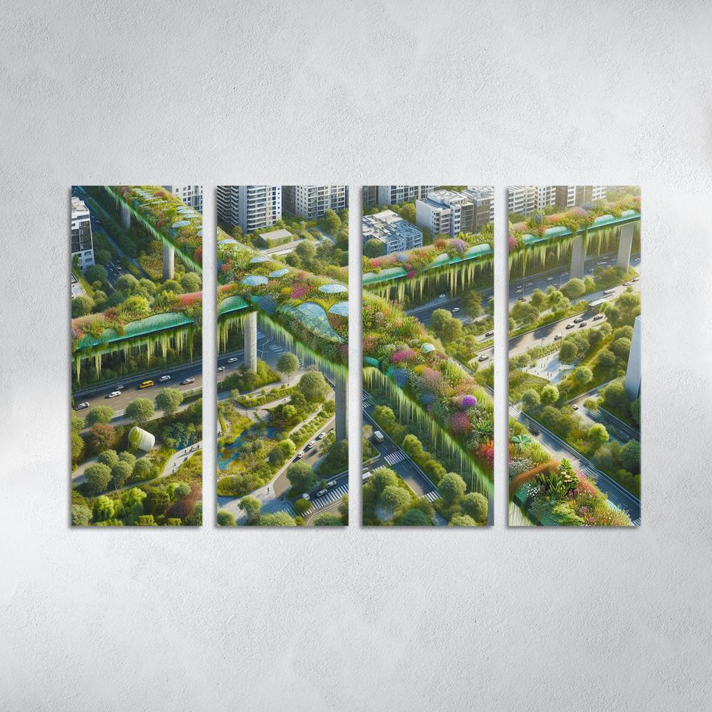 Ecoducts Nature's Pathways Custom Paintings Frame