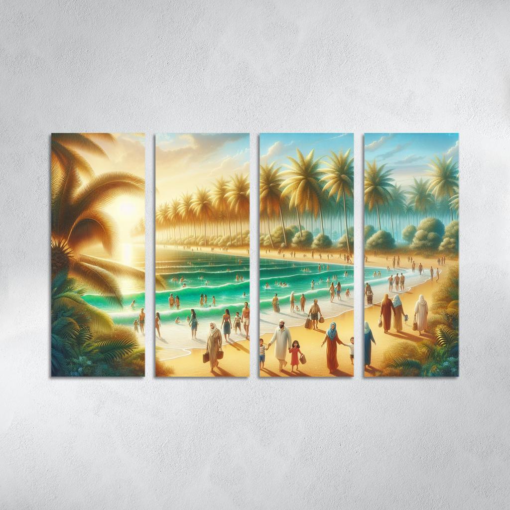 Elysian Fields Beach Custom Paintings Frame