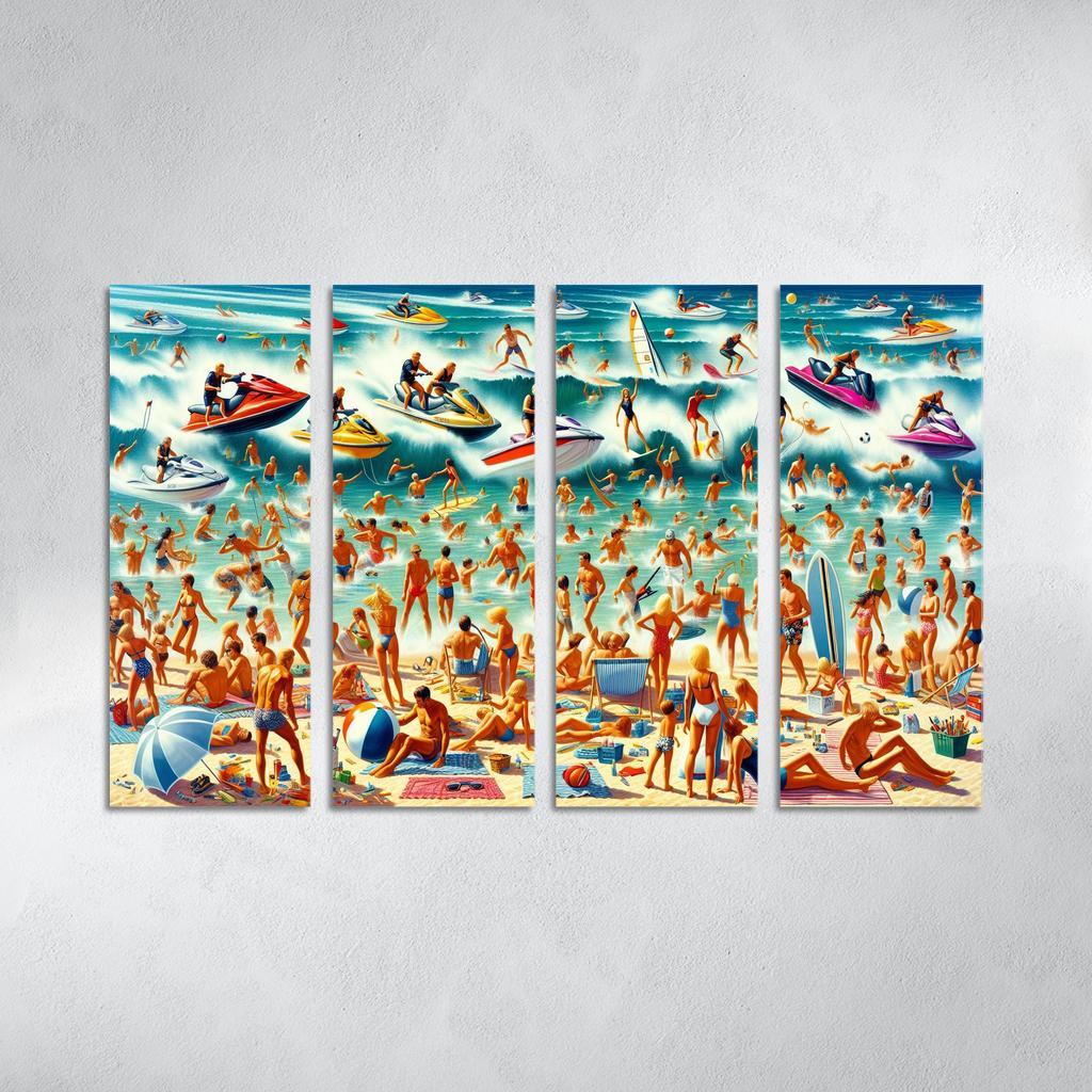 Adventure Cove Thrills On The Water Abstract Paintings Frame