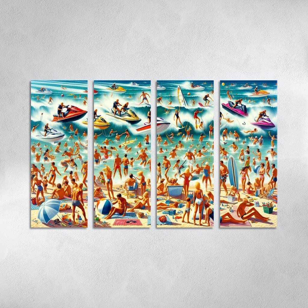 Adventure Cove Thrills On The Water Abstract Paintings Frame