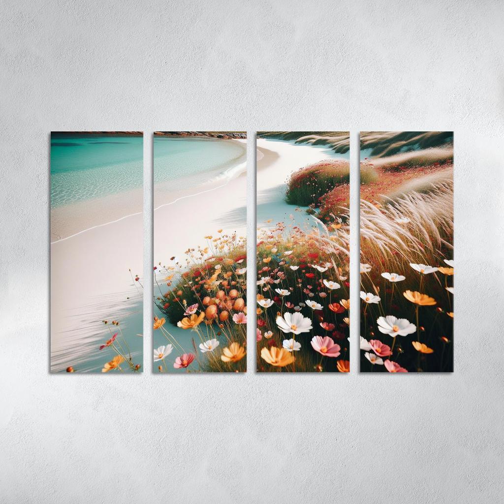 Wildflower Beach Nature's Canvas Premium Artwork Frames