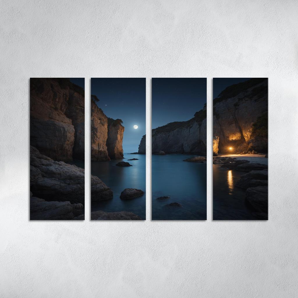 The Enchanted Coves Of Moonlit Waters Art Trends