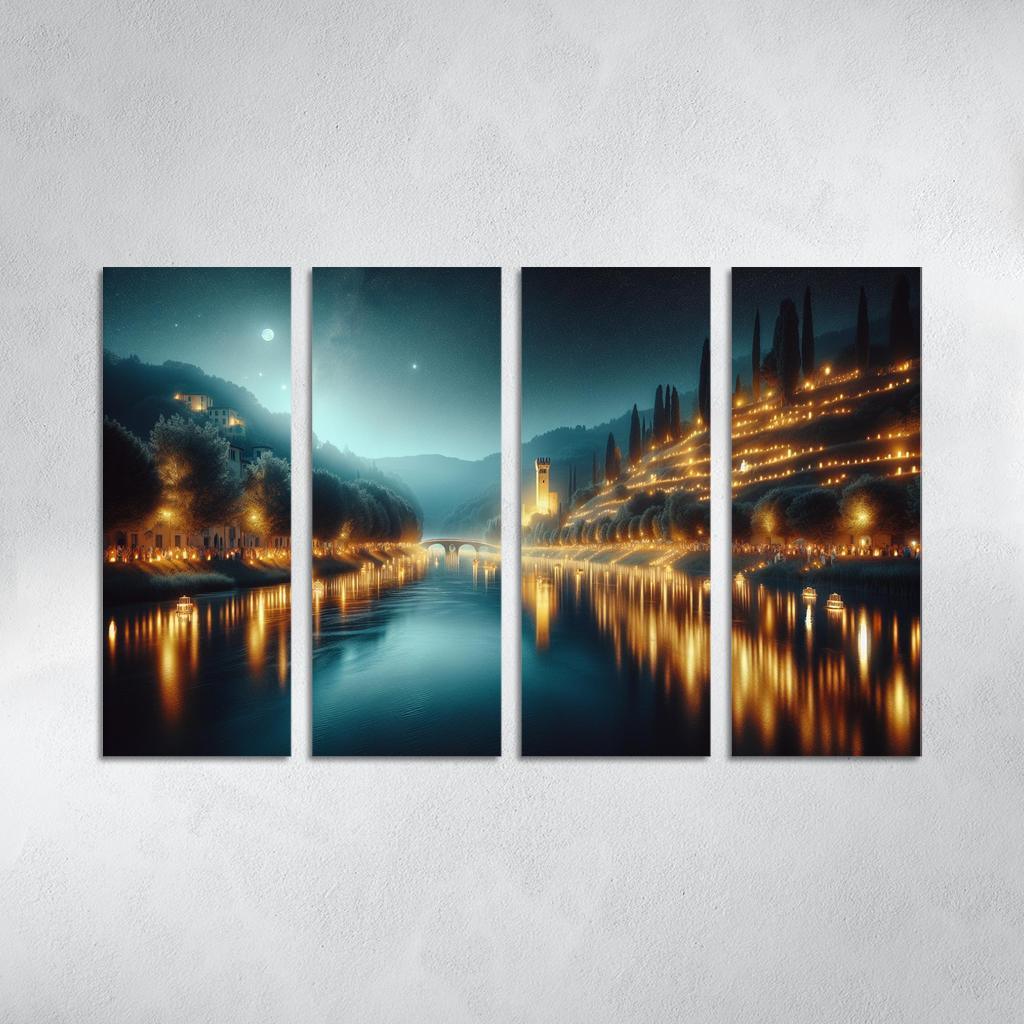 Luminara Di San Ranieri - Italy Framed Paintings