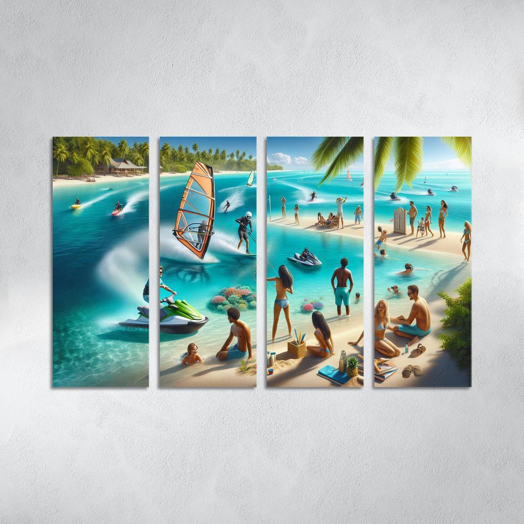 Coral Coast An Adventure Seeker's Dream Custom Paintings Frame