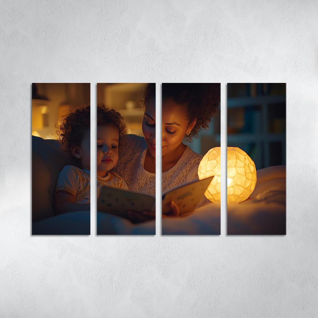 Guardian Angels A Mothers Everlasting Watch Canvas Paintings Frame