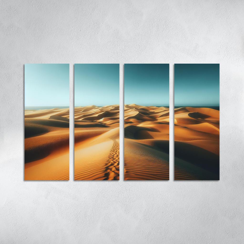 Glistening Dunes Nature's Playground Abstract Paintings Frame