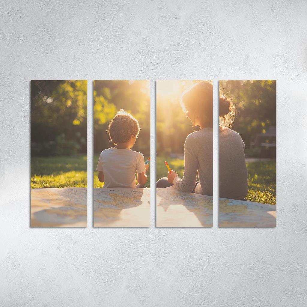 The Map Of Memories Navigating A Mothers Love One-piece Frames