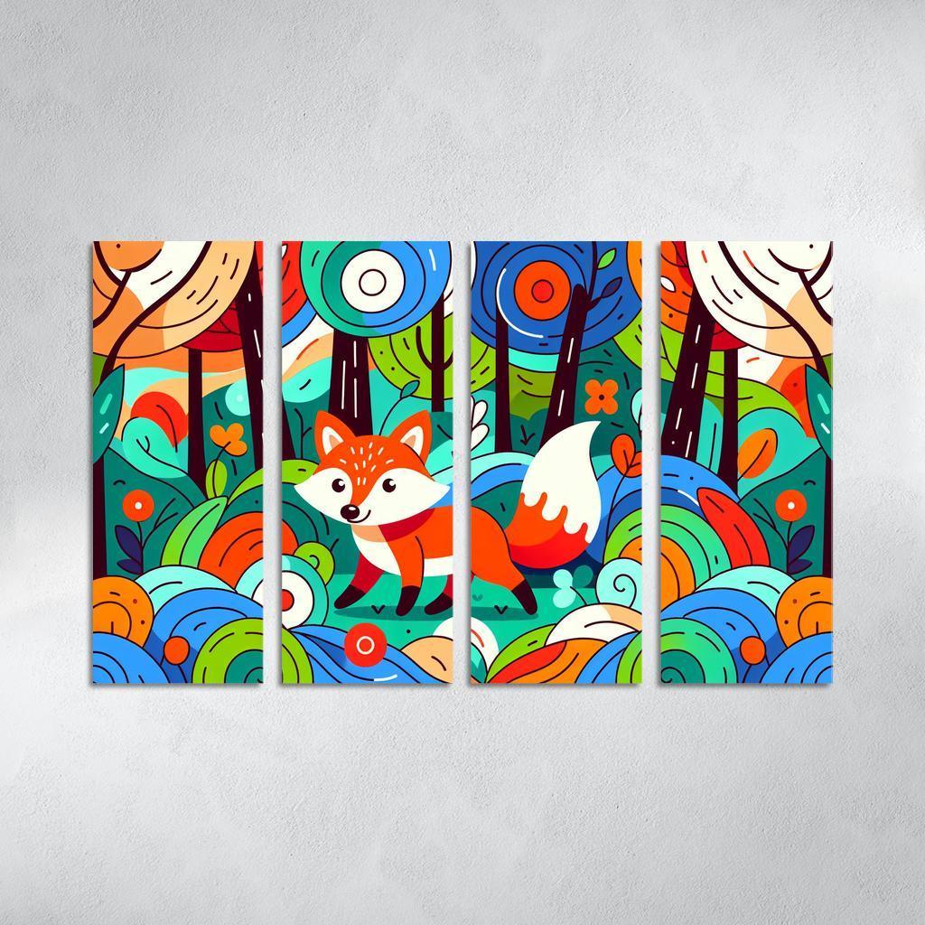 Exploring Fox Modern Paintings Frame