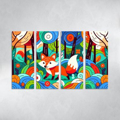 Exploring Fox Modern Paintings Frame