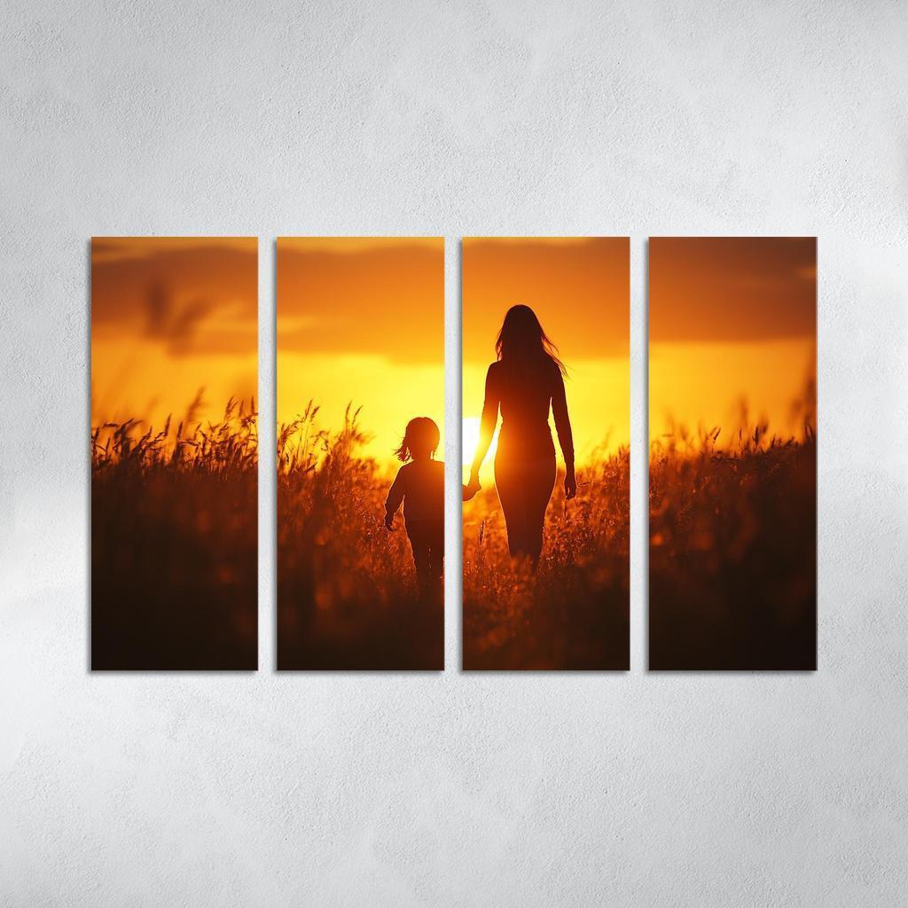 The Light Of Guidance A Mothers Love Custom Paintings Frame