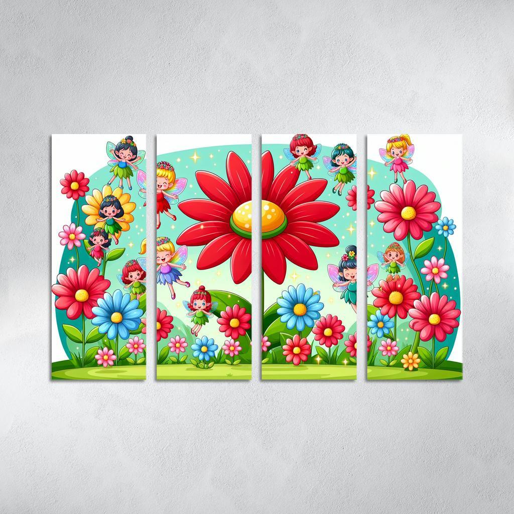 Whimsical Fairy Garden Premium Artwork Frames
