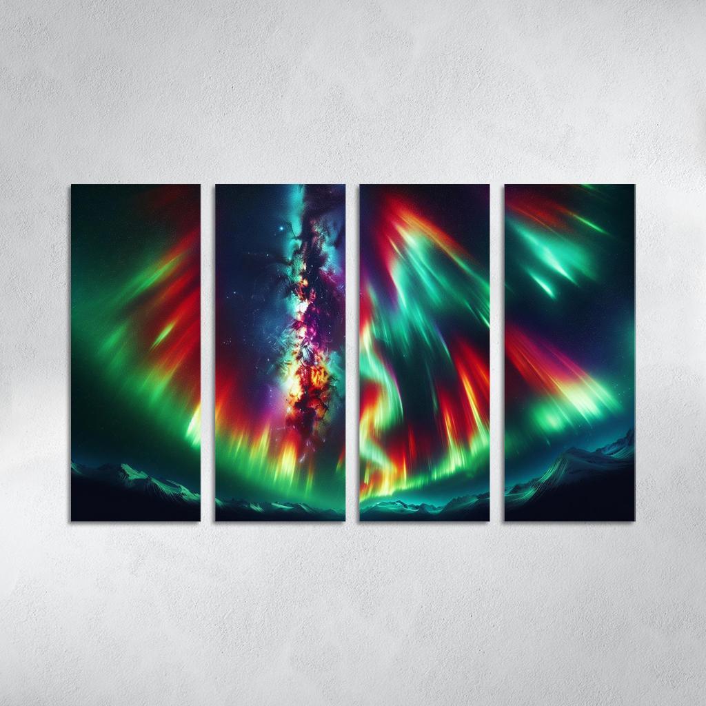 The Dance Of The Solar Wind And Magnetic Fields Abstract Paintings Frame