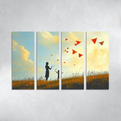 Wings Of Encouragement A Mothers Support Canvas Paintings Frame