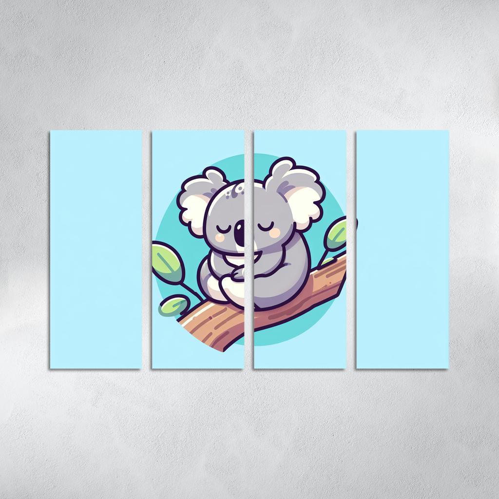 Cuddly Koala Modern Paintings Frame