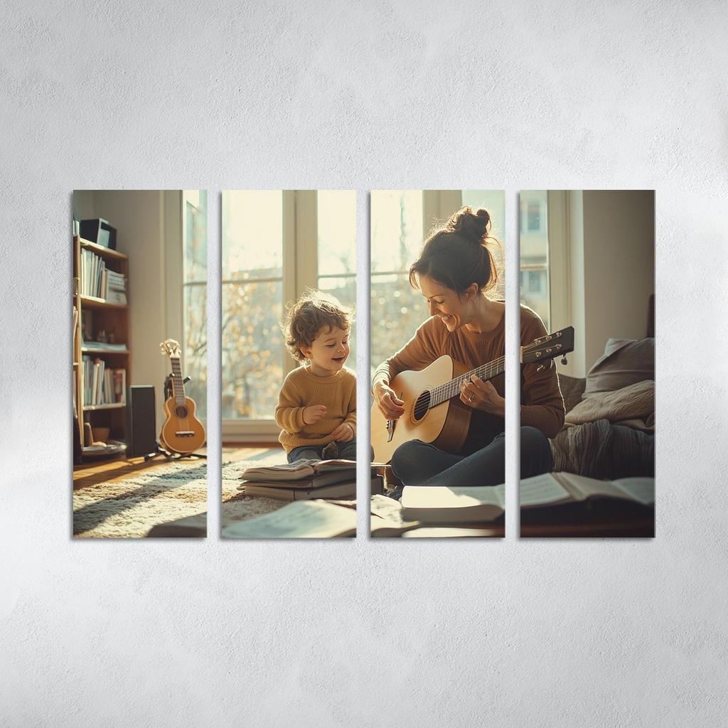 Heartstrings The Music Of Love Custom Paintings Frame