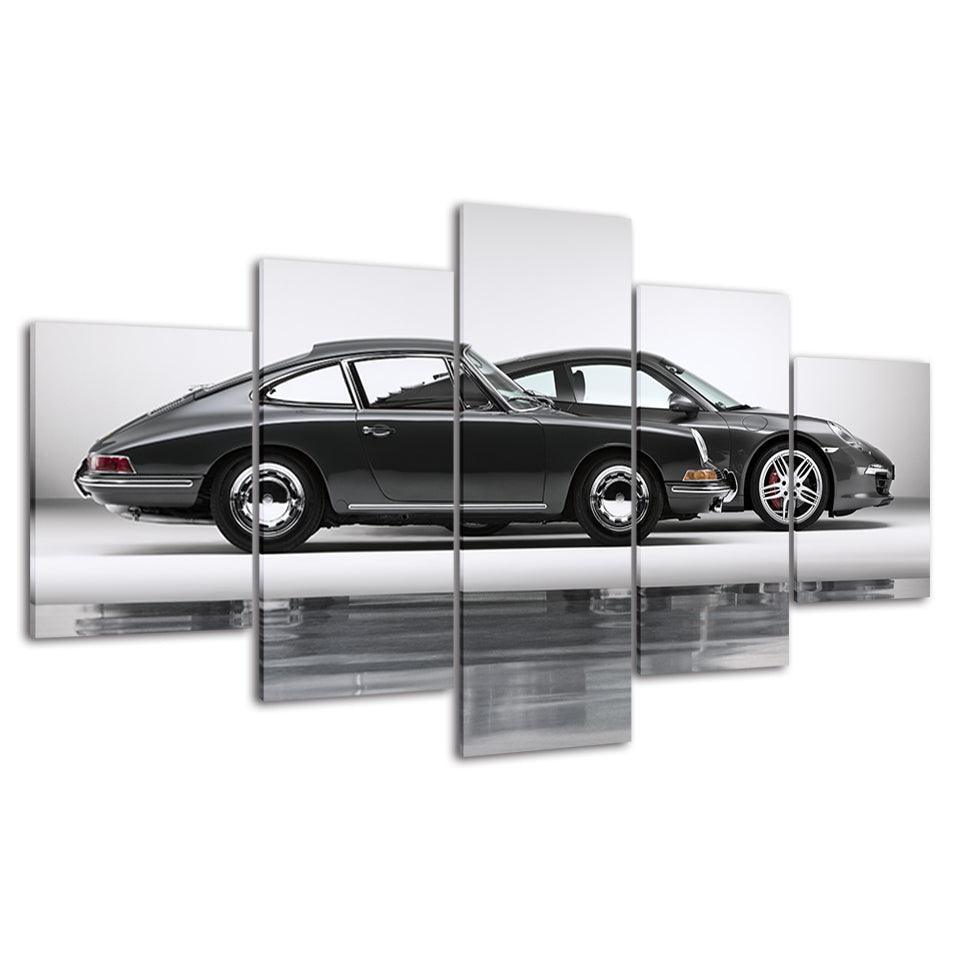 Classic Cars 5 Piece HD Panel Canvas Wall Art Frame-Original Frame