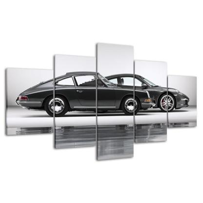 Classic Cars 5 Piece HD Panel Canvas Wall Art Frame-Original Frame