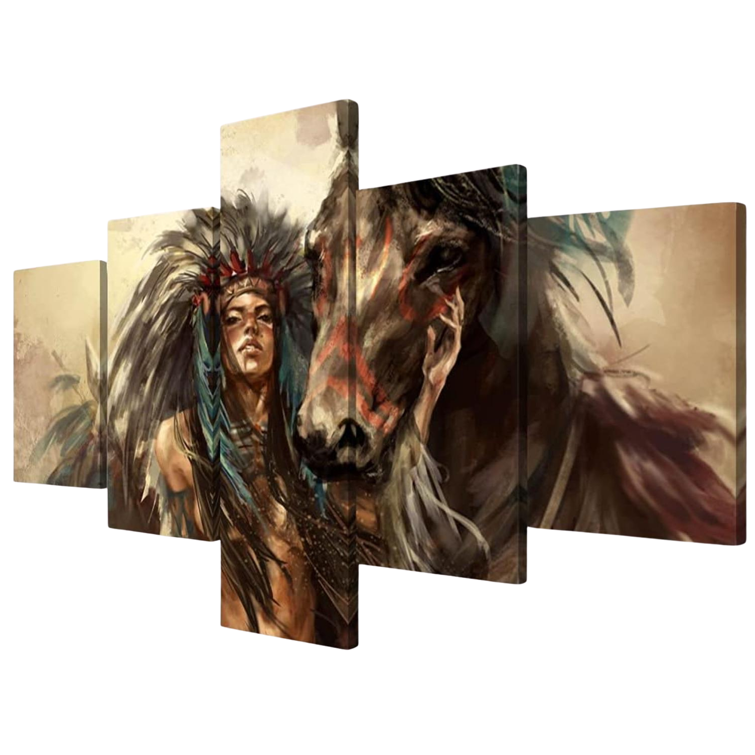 5 Piece Canvas Wall Art For Home And Office Decor